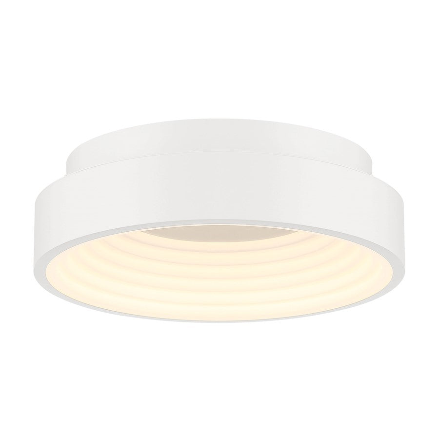 Minka George Kovacs Conc LED 13" Flush Mount, Matte White - P5550-44B-L