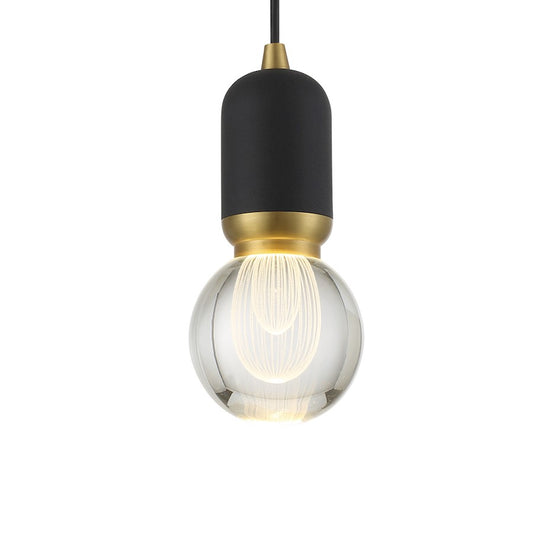 Minka George Kovacs Mixed Up LED Pendant, Sand Coal/Mountain Gold - P5590-793-L