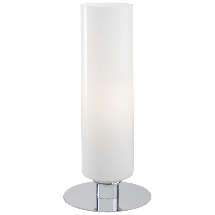 Minka George Kovacs 1 Light Accent Lamp, Chrome/White