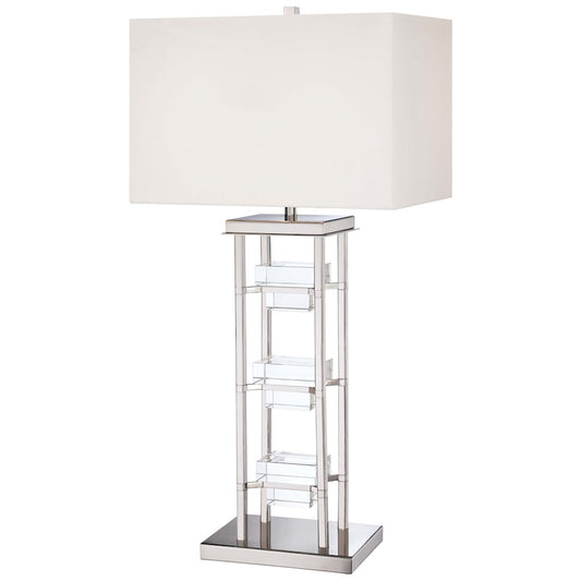 Table Lamp, Polished Nickel