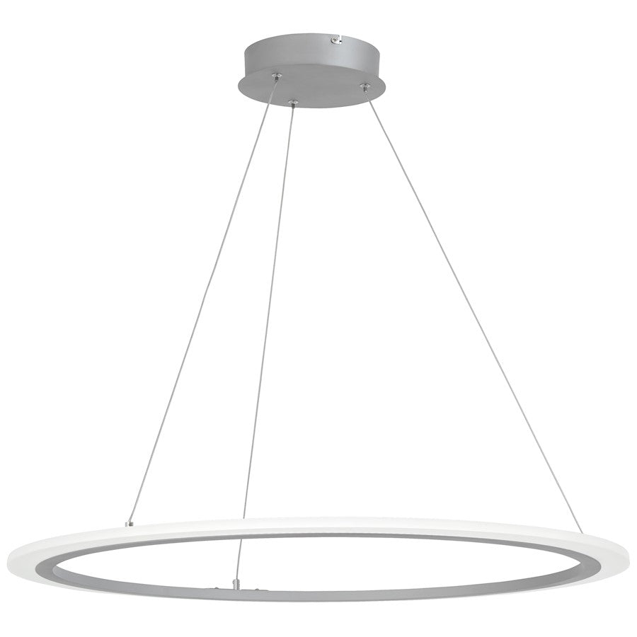 LED Pendant, Silver