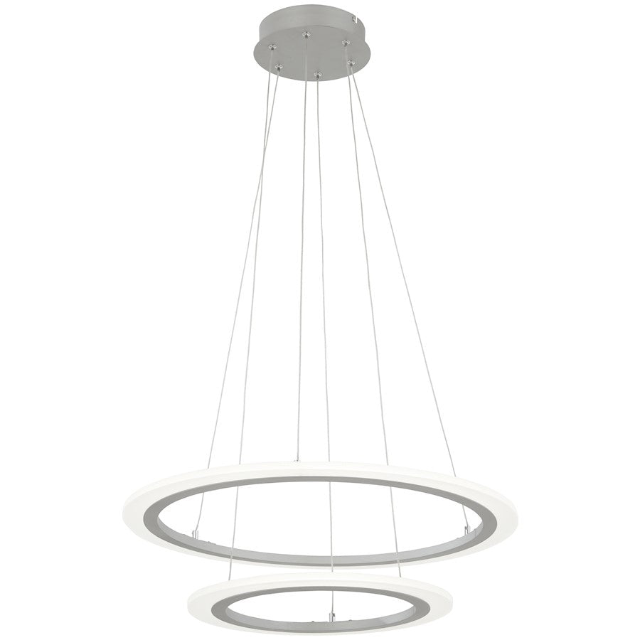 LED Pendant, Silver