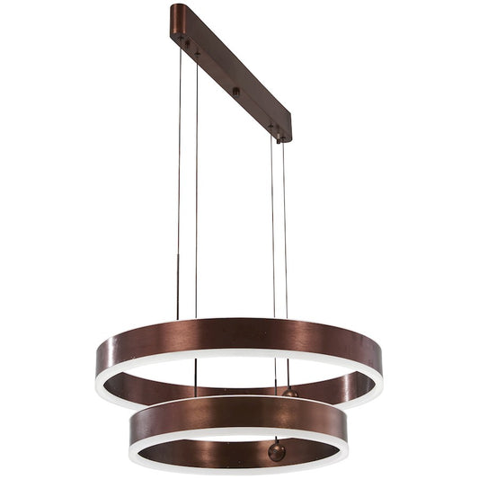 LED Pendant, Satin Bronze