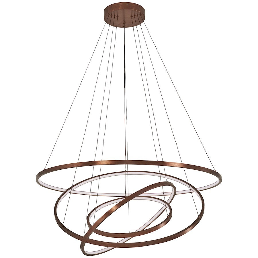 LED Pendant, Satin Bronze