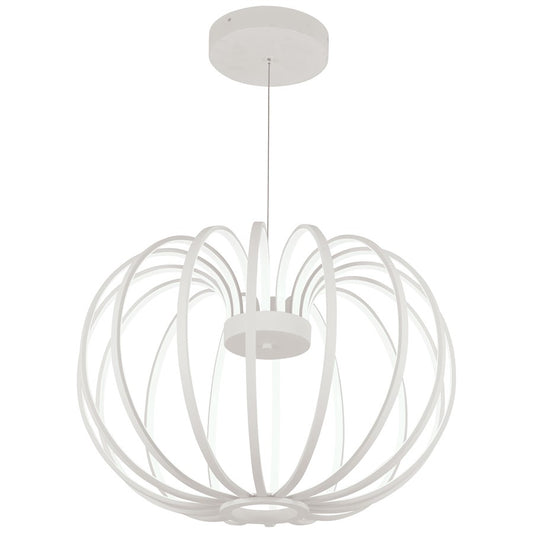 LED Pendant, Matte White