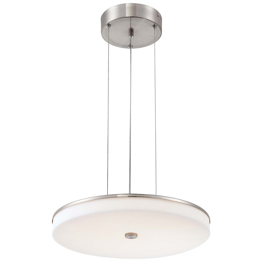 LED Pendant, Brushed Nickel