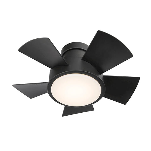 Modern Forms Vox 5-Bld 26" LED Flush Ceiling Fan, 2700K, BK - FH-W1802-26L-27-MB
