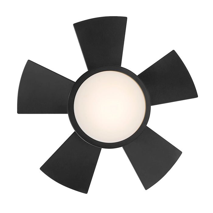 Modern Forms Vox 5 Blade LED Flush Ceiling Fan, Matte Black