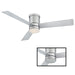 Modern Forms Axis 1 Light 3500K Flush Ceiling Fan, Titanium - FH-W1803-52L-35-TT