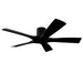 Modern Forms Aviator 5-Blade Flush Mount Ceiling Fan, Black - FH-W1811-5-MB