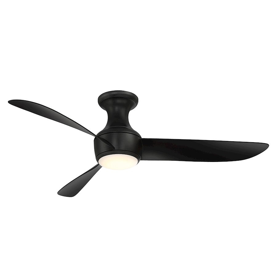 Modern Forms Corona 3-Bld 52" Flush Fan, 2700K LED, B - FH-W2203-52L-27-MB