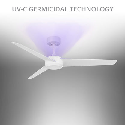 Modern Forms Ultra 3-Blade Germicidal 54" Fan, UV-C LED