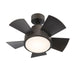 Modern Forms Vox 5 Blade LED Ceiling Fan, 3000K, Bronze/Bronze - FR-W1802-26L-BZ