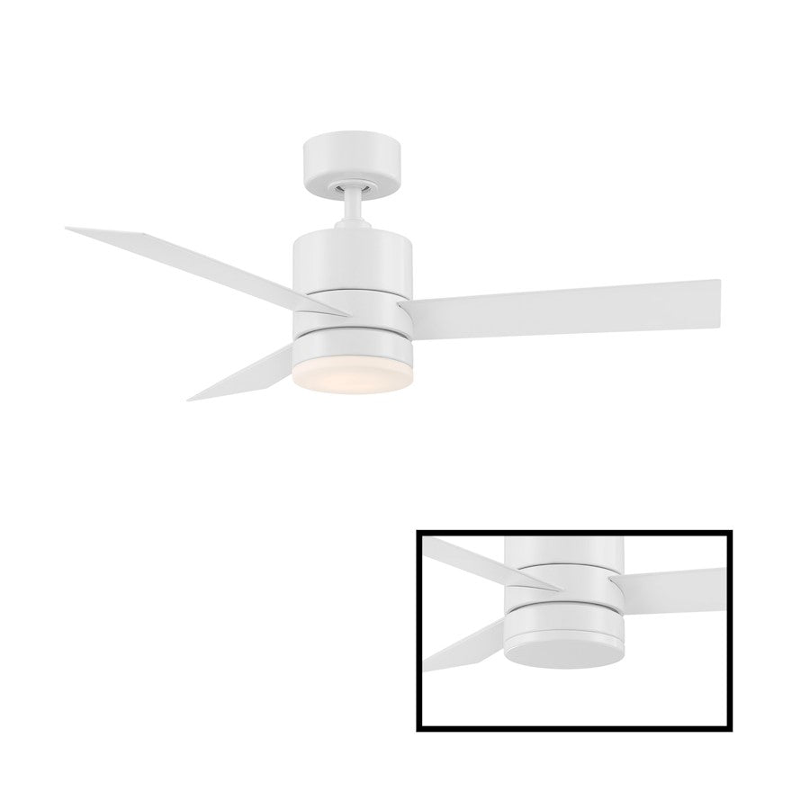 Modern Forms Axis 1-LT 44", Flush Mount Fan, Bronze