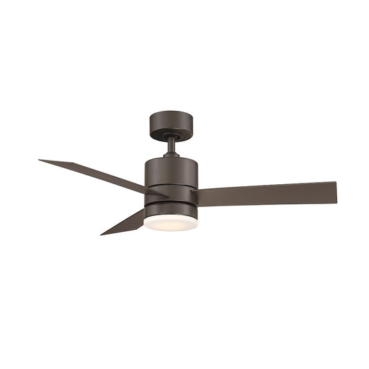 Modern Forms Axis 1 Light 44" 3000K, Ceiling Fan in Bronze - FR-W1803-44L-BZ