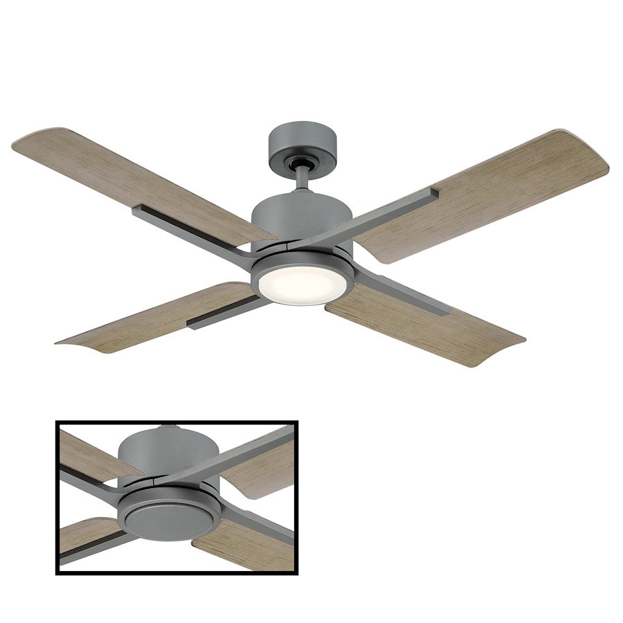 Modern Forms Cervantes 1 Light 2700K Ceiling Fan, Graphite - FR-W1806-56L27GHWG