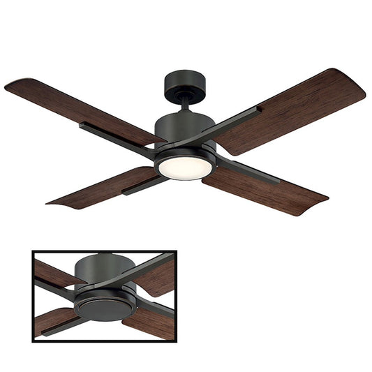 Modern Forms Cervantes 1 Light 2700K Ceiling Fan, Bronze - FR-W1806-56L27OBDW