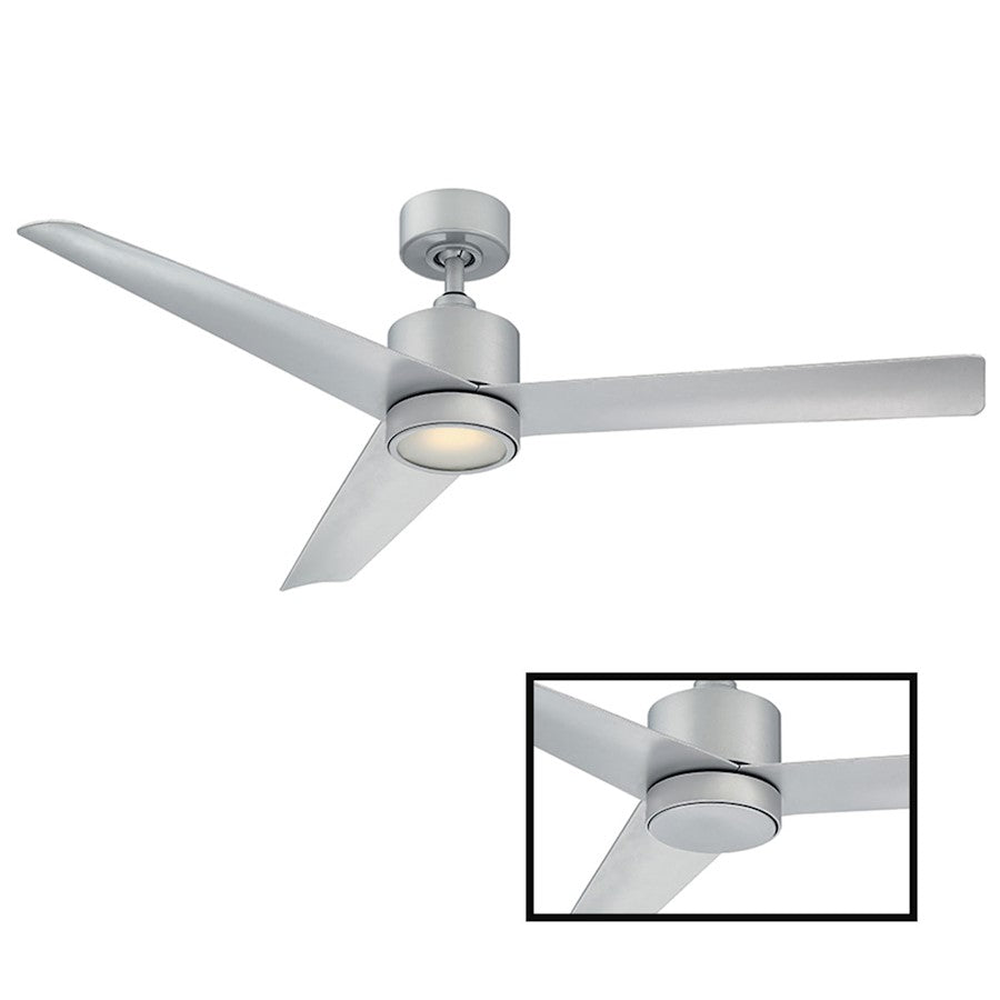 Modern Forms Lotus 1 Light 2700K Ceiling Fan, Titanium - FR-W1809-54L-27-TT