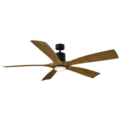 Modern Forms Aviator 1 Light 40W, Ceiling Fan, Matte Black - FR-W1811-70-MB-DK