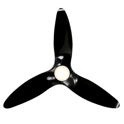 Modern Forms Morpheus III 1 Light, Ceiling Fan, Black