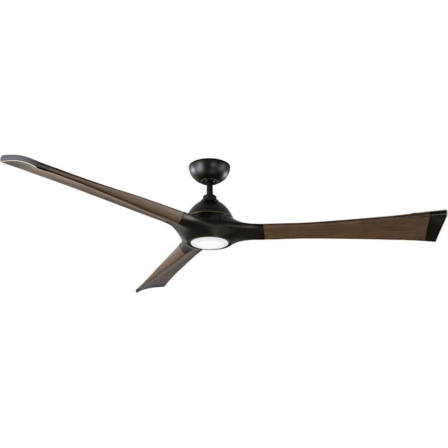 Modern Forms Woody 1 Light 72", 3500K Ceiling Fan, Bronze - FR-W1814-72L35BZDW