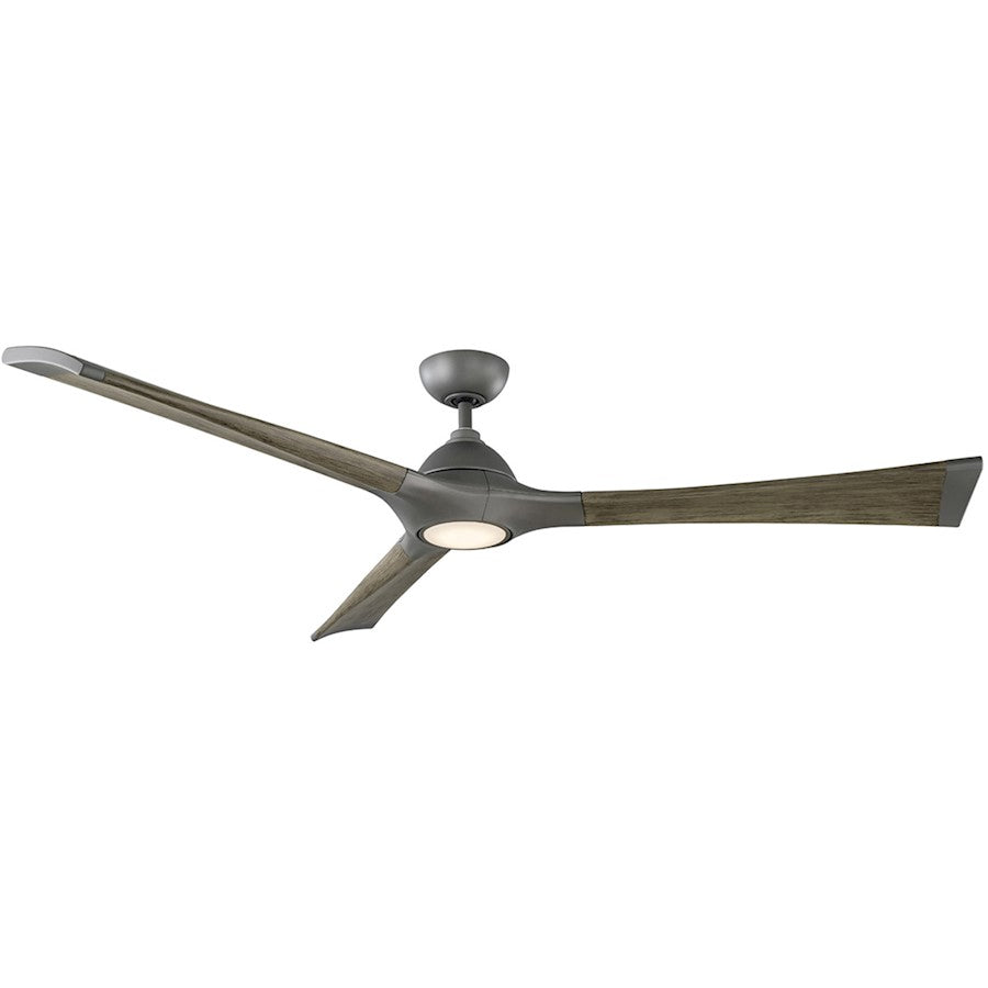 Modern Forms Woody 1 Light 72", 3500K Ceiling Fan, Graphite - FR-W1814-72L35GHWG