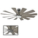 Modern Forms Windflower 1-LT 2700K 57W Fan, Graphite - FR-W1815-60L27GHWG