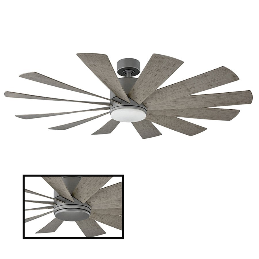 Modern Forms Windflower 1-LT 3500K 57W Fan, Graphite - FR-W1815-60L35GHWG