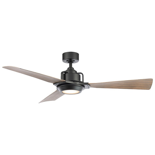 Modern Forms Osprey 1 Light 2700K, Ceiling Fan, Black - FR-W1817-56L27MBBW