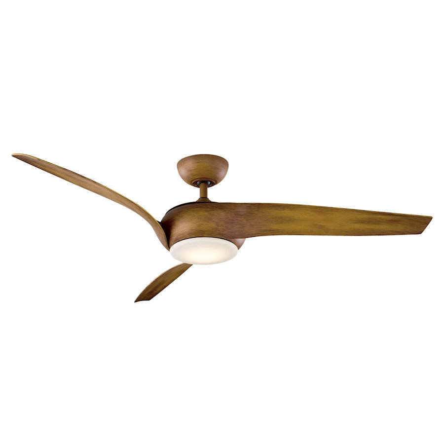 Modern Forms Nirvana 1-LT 2700K Ceiling Fan, Koa - FR-W1916-56L-27-DK