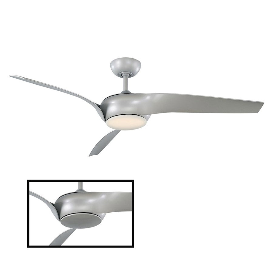 Modern Forms Nirvana 1 Light 2700K Ceiling Fan, Titanium - FR-W1916-56L-27-TT