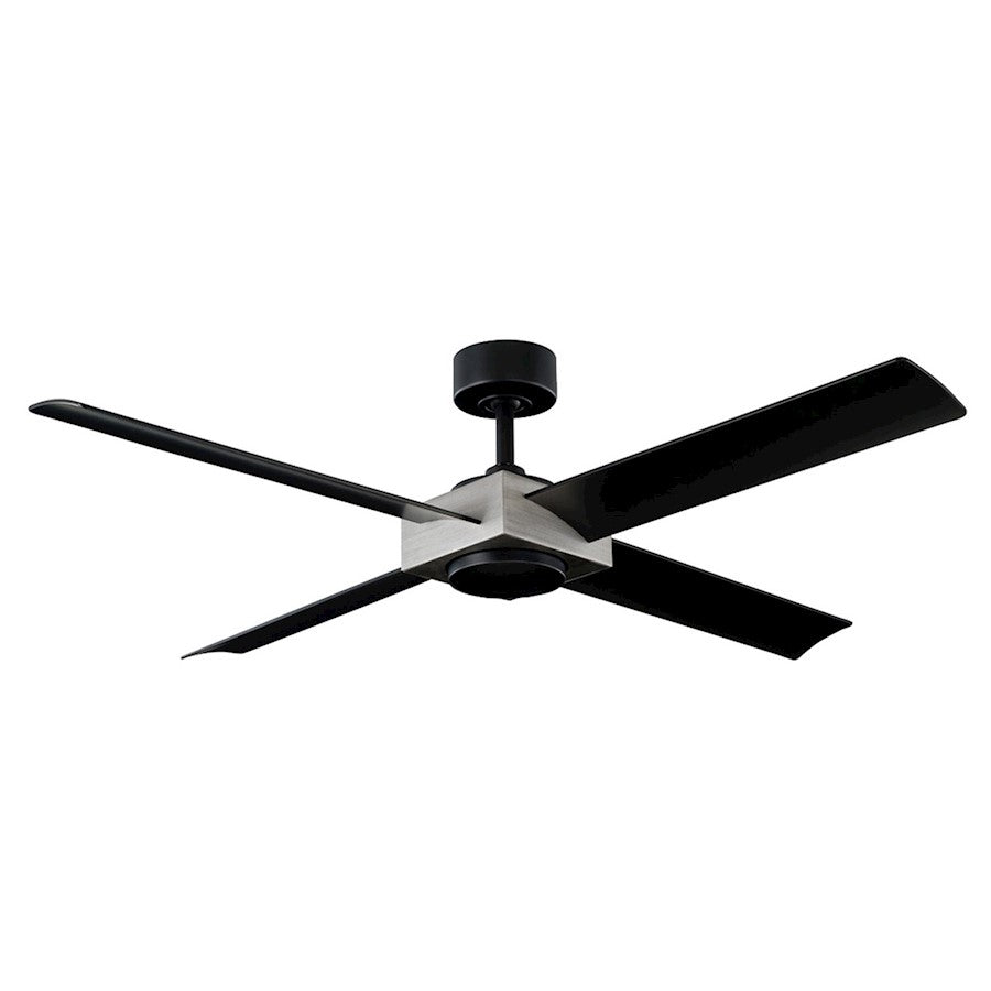 Modern Forms Paradox 1 Light 3000K Ceiling Fan, Silver - FR-W1922-56L-AV-MB