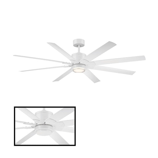 Modern Forms Renegade 1 Light 52", 2700K Ceiling Fan, White - FR-W2001-52L-27-MW