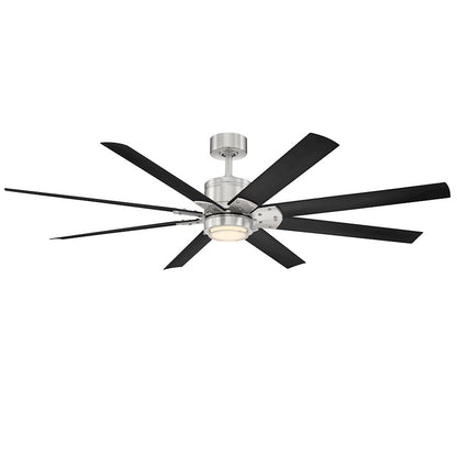 Modern Forms Renegade 8-Bld 66" Ceiling Fan, 3000K LED, N/B - FR-W2001-66L-BN-MB