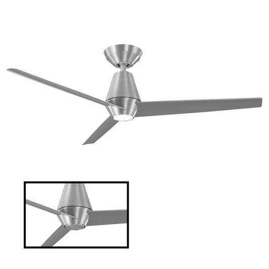 Modern Forms Slim 1 Light 2700K Ceiling Fan, Aluminum - FR-W2003-52L-27-BA