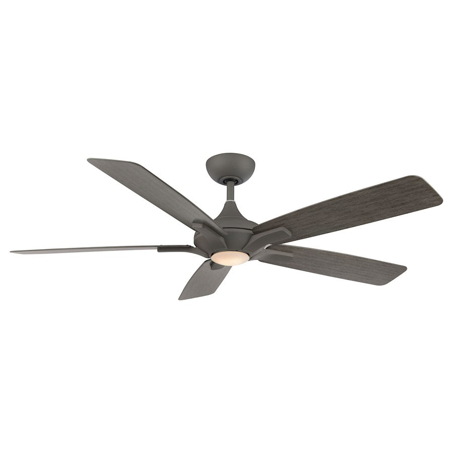 Modern Forms Mykonos 1-LT 5-Blade 3000K Ceiling Fan, Graph - FR-W2008-60L-GH-WW