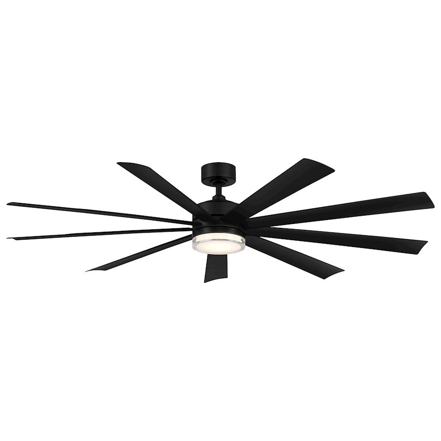 Modern Forms Wynd XL 1-LT 9 Blade 2700K, Ceiling Fan, Black - FR-W2101-72L-27-MB