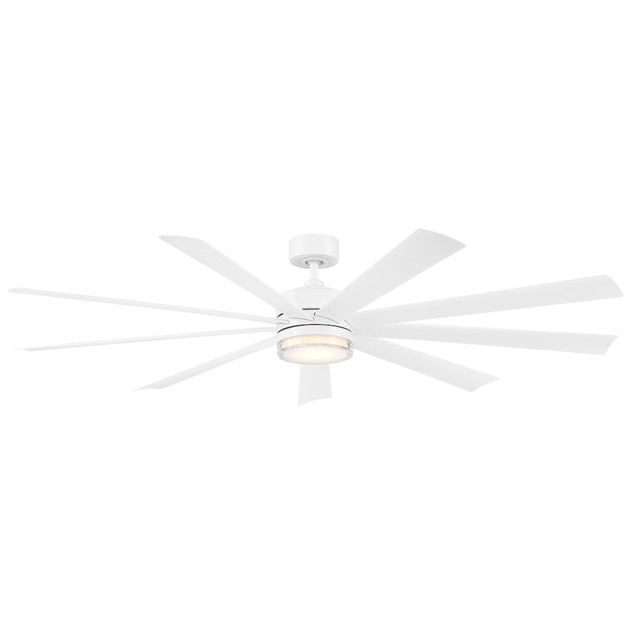 Modern Forms Wynd XL 1-LT 9 Blade 3500K, Ceiling Fan, White - FR-W2101-72L-35-MW