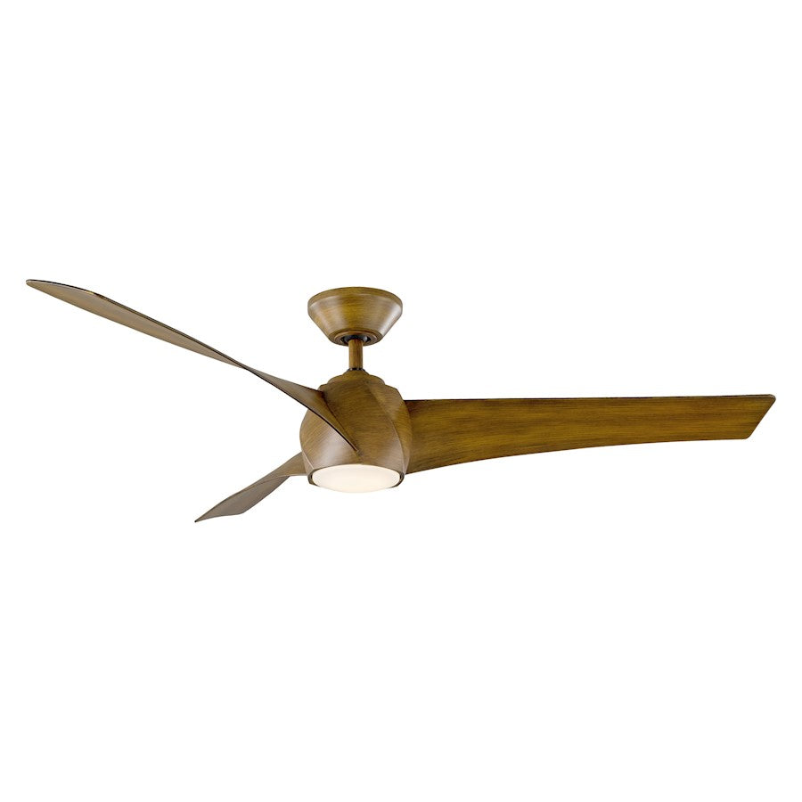 Modern Forms Twirl 1-LT 2700K, Ceiling Fan, Distressed Koa - FR-W2103-58L-27-DK