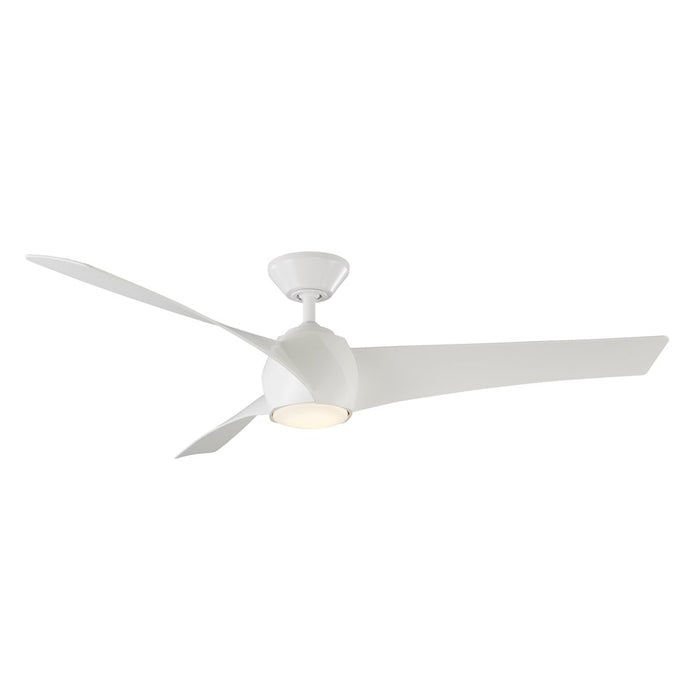 Modern Forms Twirl 1 Light 3500K, Ceiling Fan, White - FR-W2103-58L-35-MW