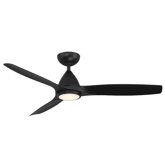 Modern Forms Skylark 3-Bld 54" Ceiling Fan, 2700K LED, B - FR-W2202-54L-27-MB