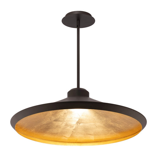 Modern Forms Alfa 24" LED Pendant 3000K, Bronze Gold - PD-90324-BZ-GL