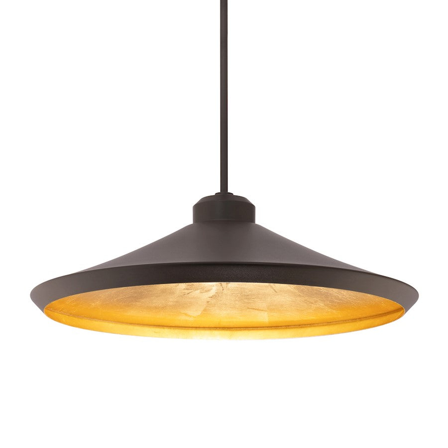 24" LED Pendant 3000K, Bronze Gold