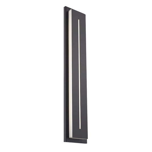 Modern Forms Midnight 36" LED Outdoor Wall Light 3000K, BK/WH - WS-W66236-30-BK