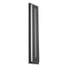 Modern Forms Midnight 36" LED Outdoor Wall Light 3500K, BK/WH - WS-W66236-35-BK