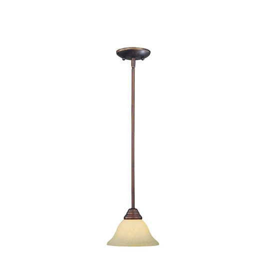 1 Light Mini Pendant, Rubbed Bronze