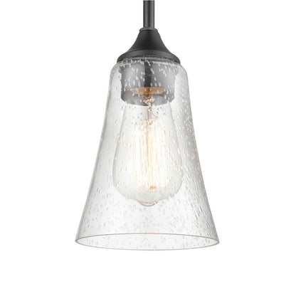 1 Light 46.5" Pendant, Clear