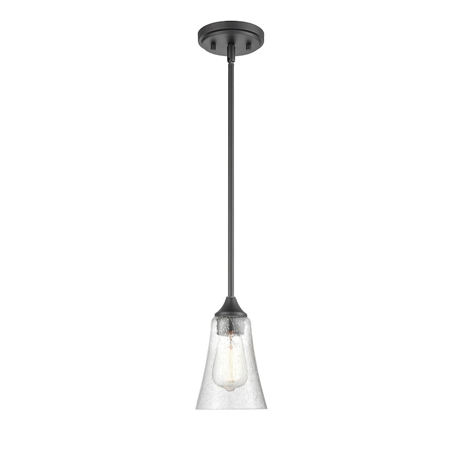 1 Light 46.5" Pendant, Clear