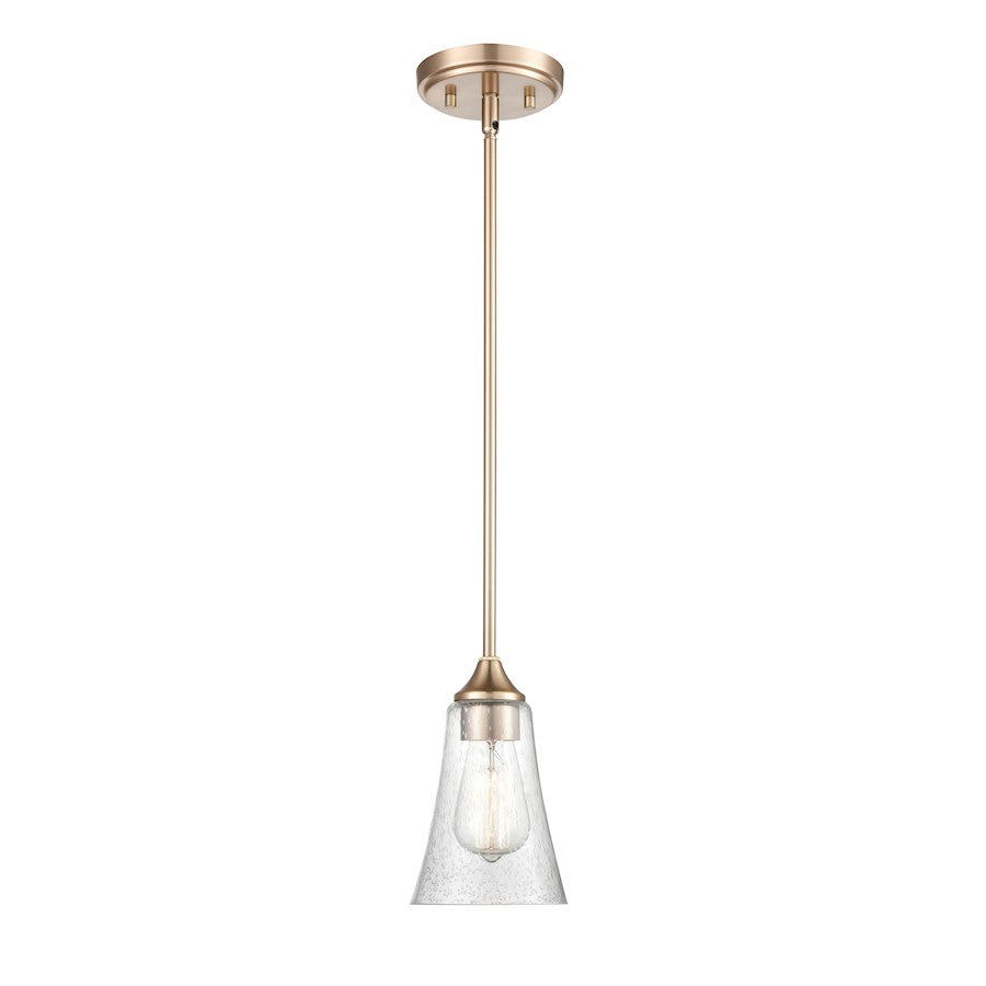 1 Light 46.5" Pendant, Clear