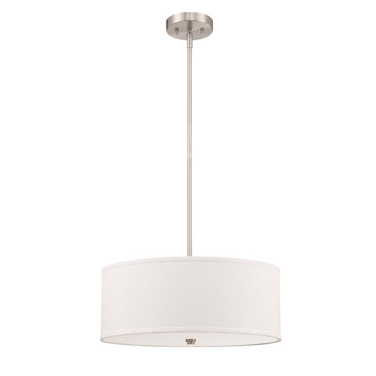 Millennium Lighting 3 Light Pendant Light, Brushed Nickel - 2003-BN